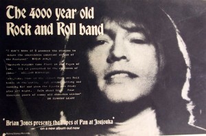 Melody Maker ad for the Master Musicians Of Joujouka album Brian Jones Presents The Pipes Of Pan At Joujouka